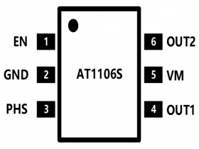 AT1106S-单通道低压 H 桥电机驱动芯片