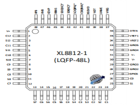 XL8812AT6-12   2M bps 单向菊花链连接  可Pin LTC6811