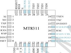 MT8311是一款单口百兆 PHY 可替代BCM5241