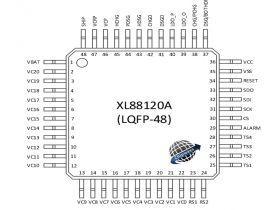 XL88120A 系列3-20节电池组监控器芯片  可P2P替代SH3673520